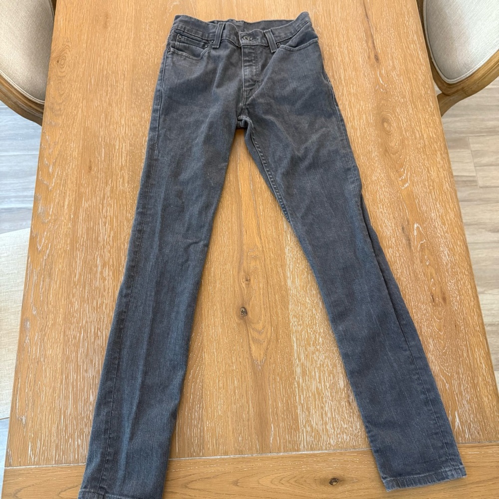 Levi's 510 Dark Gray Denim Super Skinny Jeans 31/32